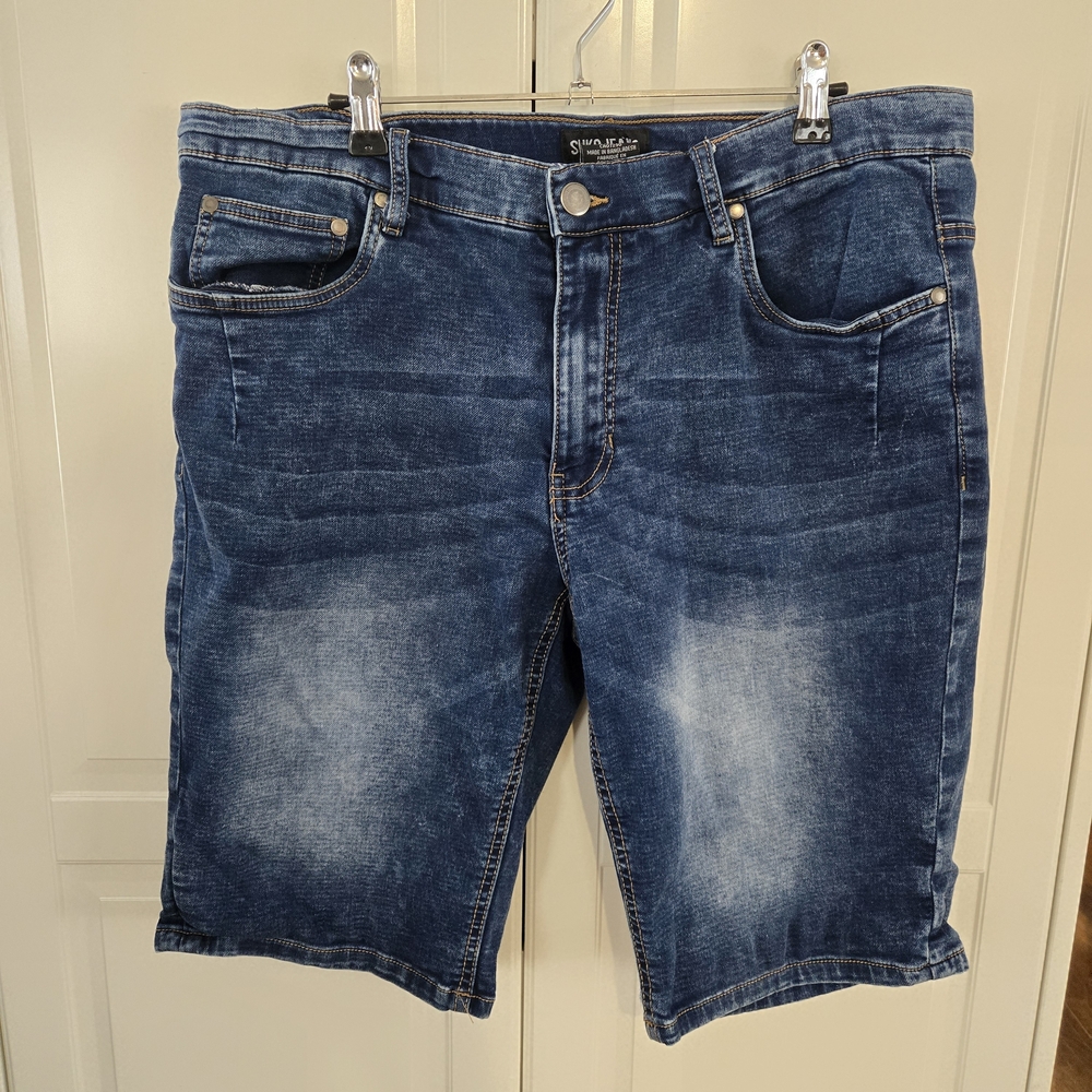 St. John's Bay Men's Deep Blue Jean Shorts